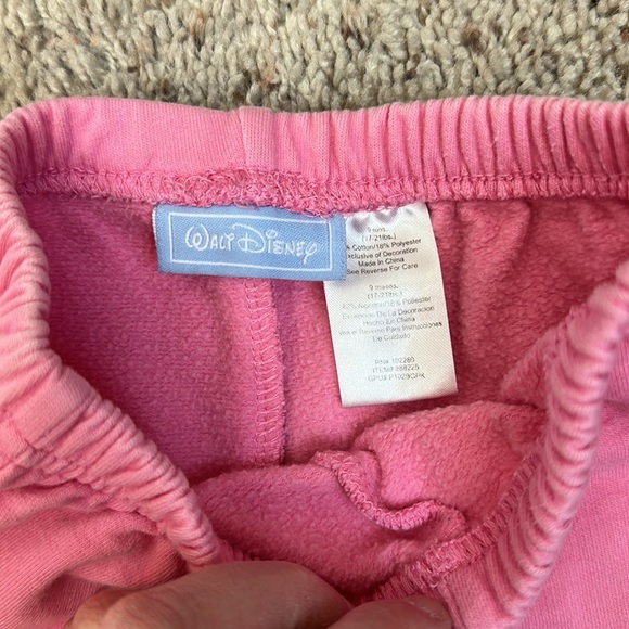 BABY Walt Disney pink pants size 9 months - Picture 2 of 5